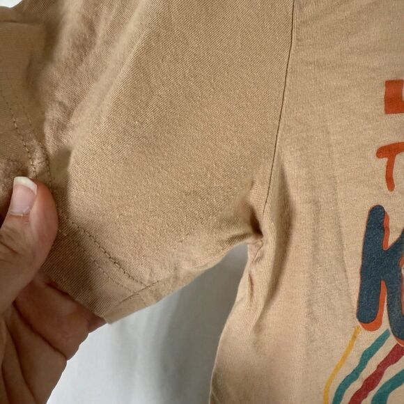 Lauren Daigle Shirt Women's XS Tan Graphic Print The Kaleidoscope Tour Short Slv - Picture 6 of 8